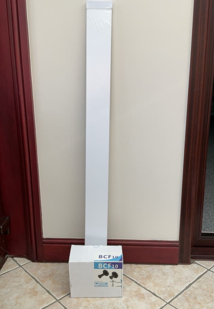 New White Shower riser kit. 