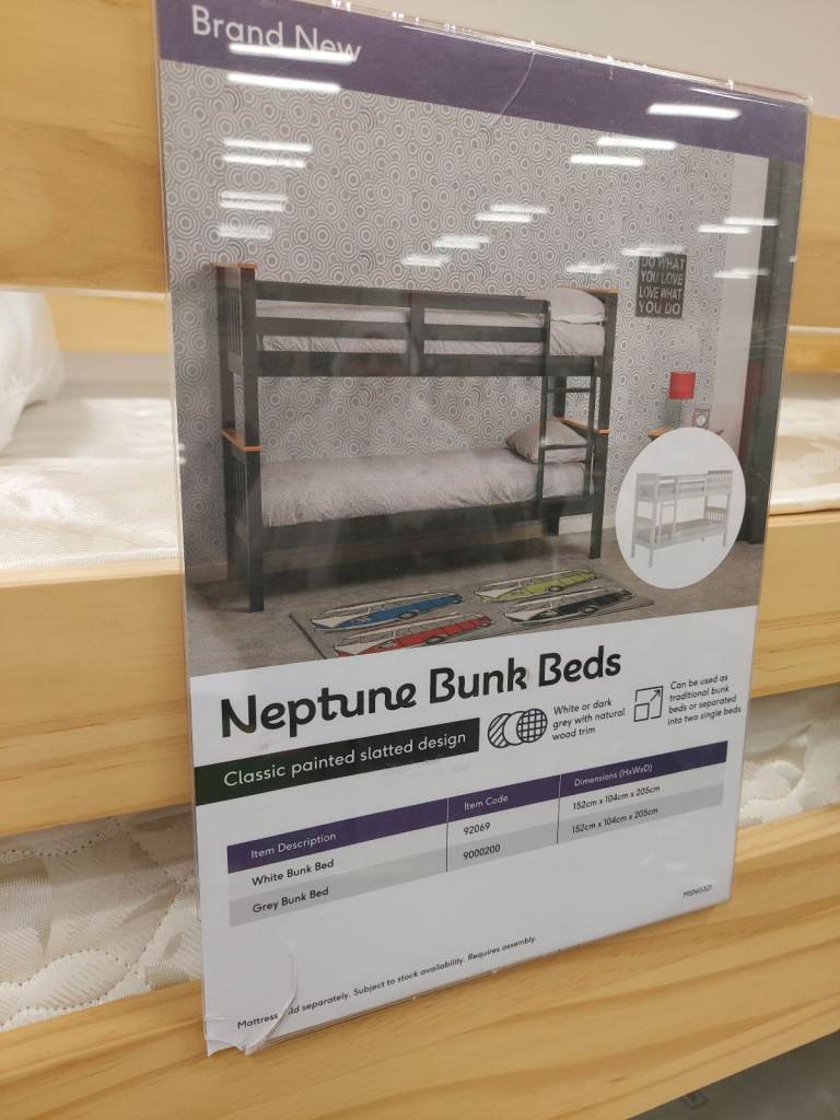 Neptune bunk bed 