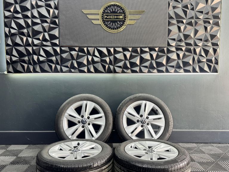 16” inch genuine vw golf alloys wheels 5x112 mk8 7.5 caddy touran gte gt