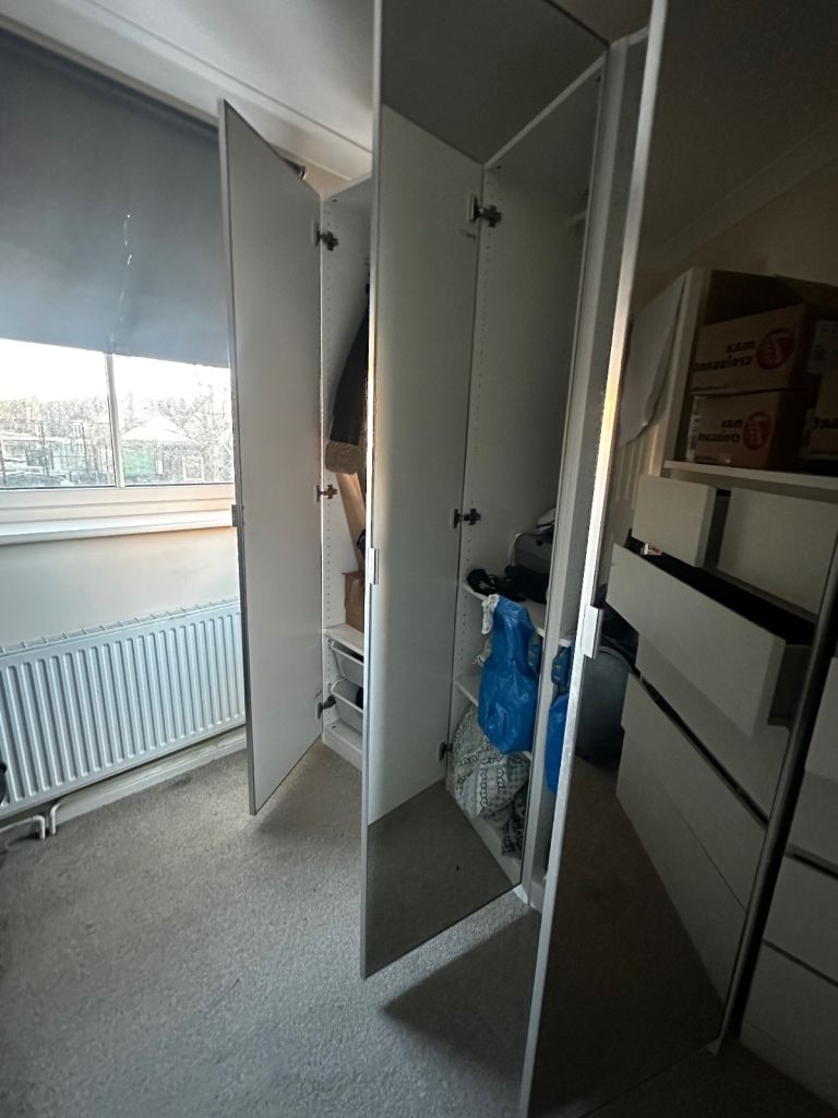 IKEA PAX Mirrored Wardrobe – Large – Lewisham