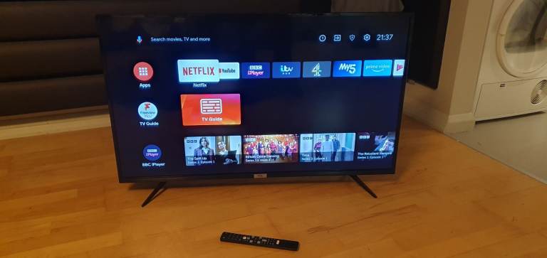 FREE LOCAL DELIVERY TCL 43 INCH UHD HDR 4K ANDROID SMART TV + REMOTE £100 inc DELIVERY