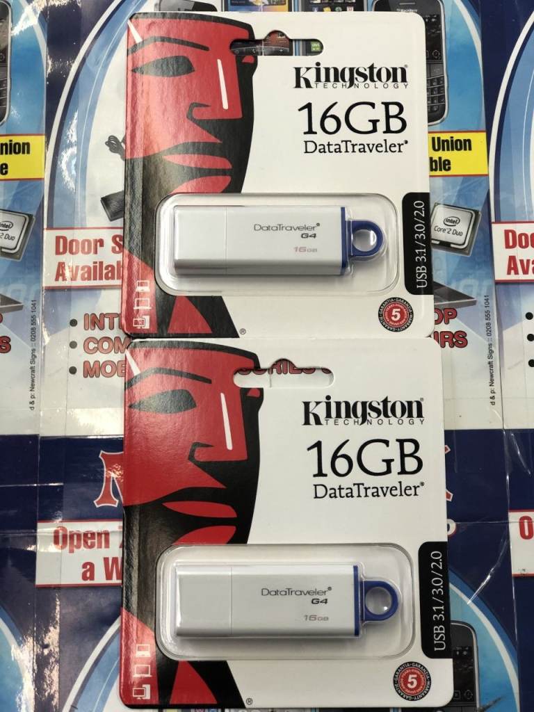 16GB USB Flash drive data traveler 2.0 Kingston Digital Blue (DTIG4/16GB )