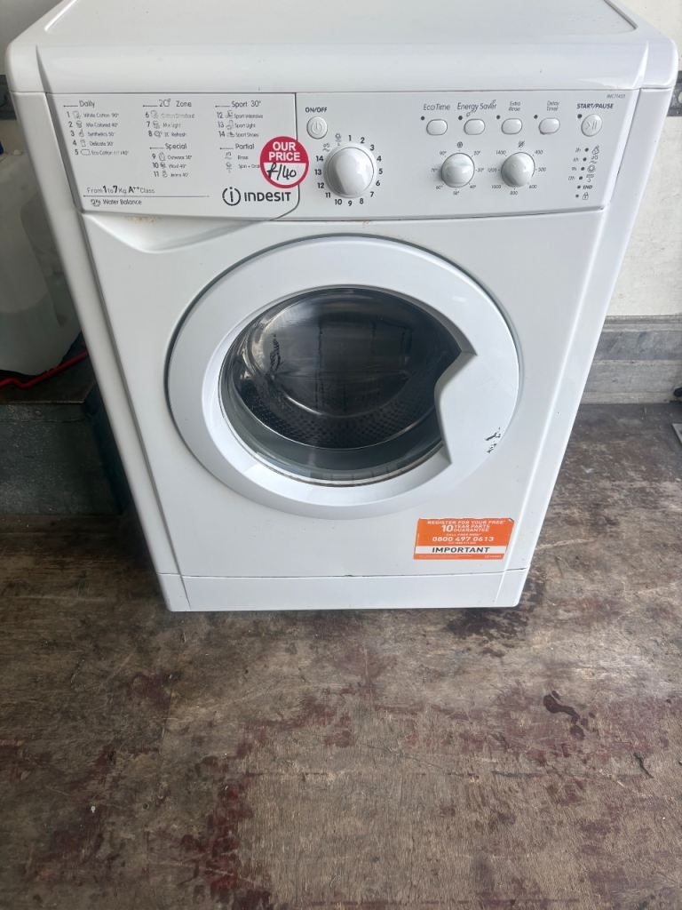 🔥INDESIT 7KG WASHING MACHINE £120 DELIVERED 🔥6 MONTHS WARRANTY 🔥DENTON APPLIANCES 🔥