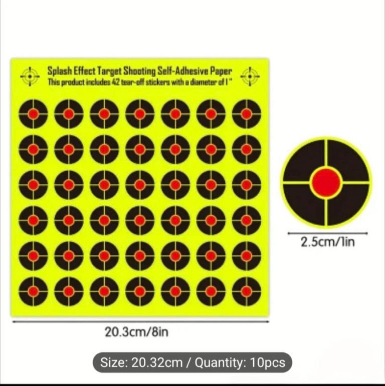8" Splatter targets 