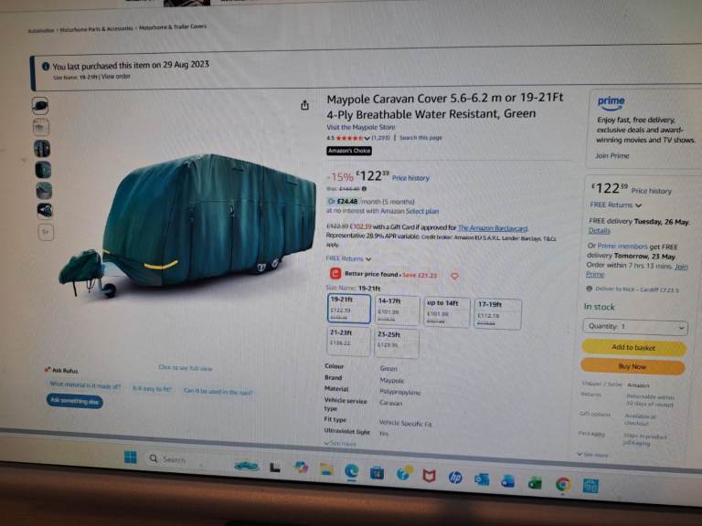 caravan cover