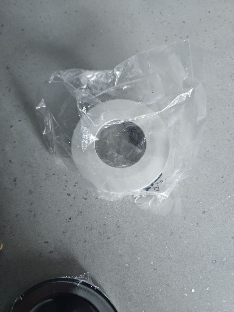Chrome Finish Circular Escutcheon Plate for Plumbing Fixtures