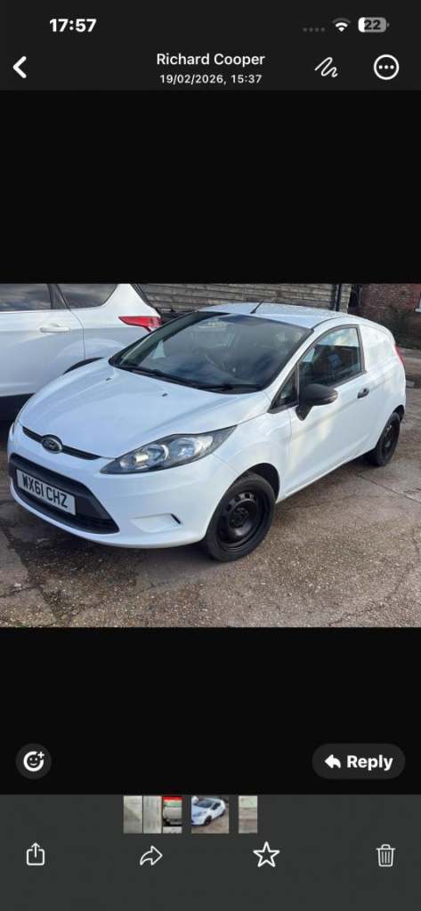 FORD FIESTA VAN 1.4 TDCi NO VAT 2011