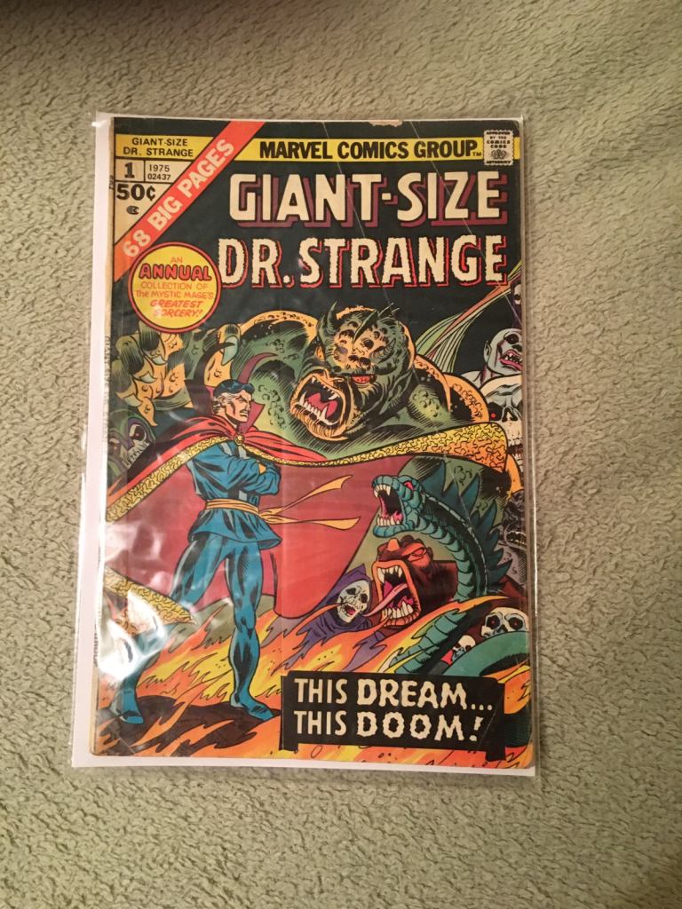 Giant Size Dr Strange #1 1975 Marvel Comics Original 