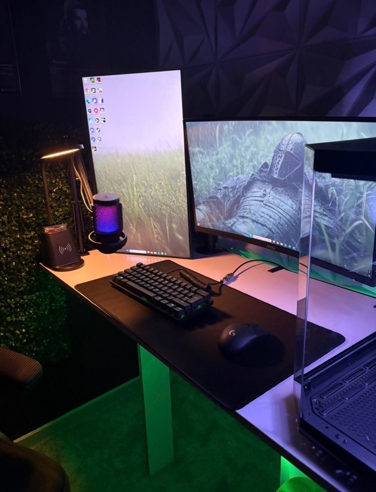 Gaming pc set up 
