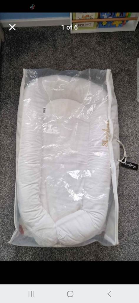 Sleepyhead Grand (Dock-a-tot) Baby Pod - White