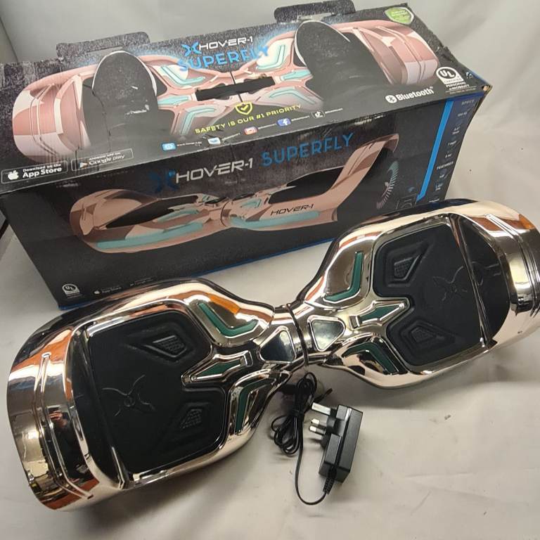 Hover-1 Superfly Rose Gold Mobile App Compatible Hoverboard with Bluetooth