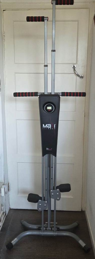 Maxi Climber - Vertical Climbing Exercise Machine (Black/Grey)