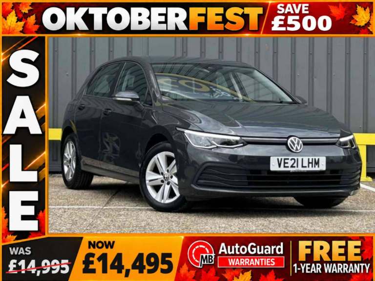 2021 Volkswagen Golf 1.0 eTSI MHEV Life Hatchback 5dr Petrol Hybrid DSG Euro 6 (s/s) (110 ps) Hat...