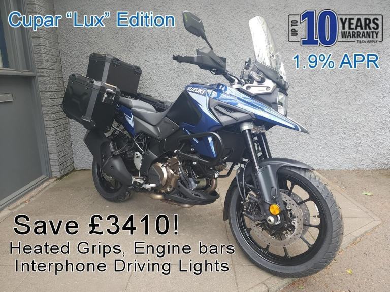 2026 Suzuki DL1050 V-Strom Tour Lux, vstorm 3 box luggage, save 3410, 1.9% APR