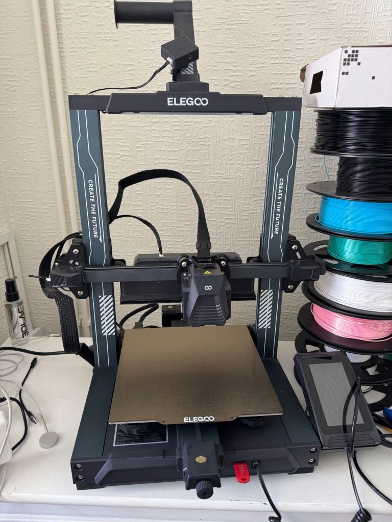 ELEGOO Neptune 4 3D Printer + Filaments - Excellent Condition