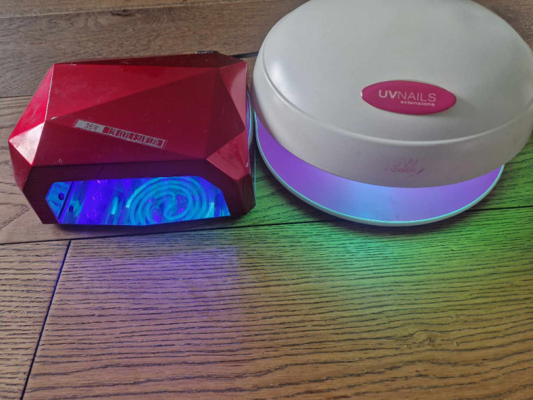 2 x UV lamps and gel nail polish set everything you need 