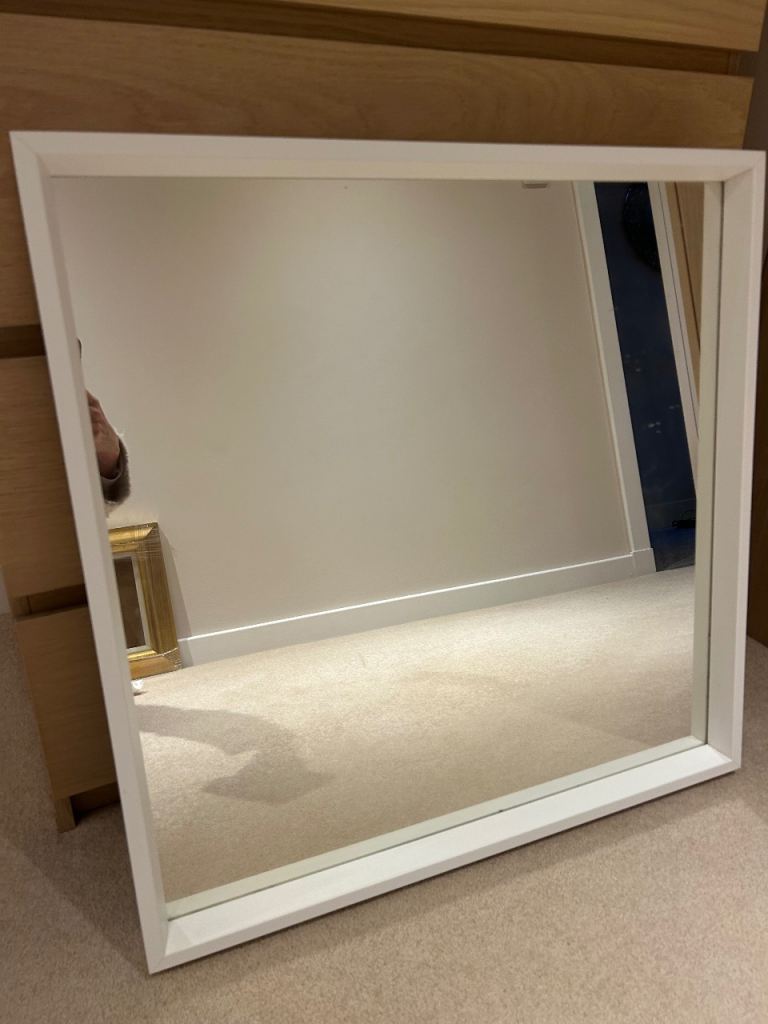 Ikea white nissedal mirror