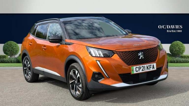 2021 Peugeot E-2008 50kWh GT SUV 5dr Electric Auto (136 ps) Automatic SUV Electric Automatic