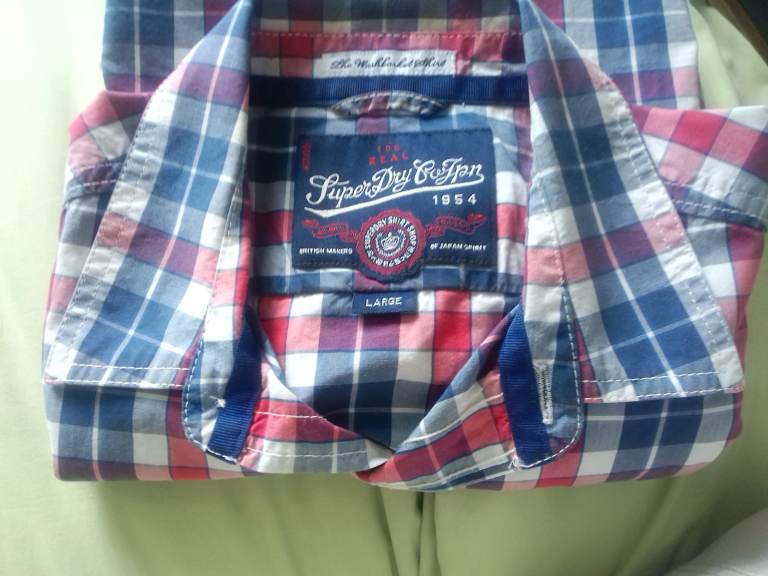Vintage large super dry 1954 Japan short sleeve shirt 