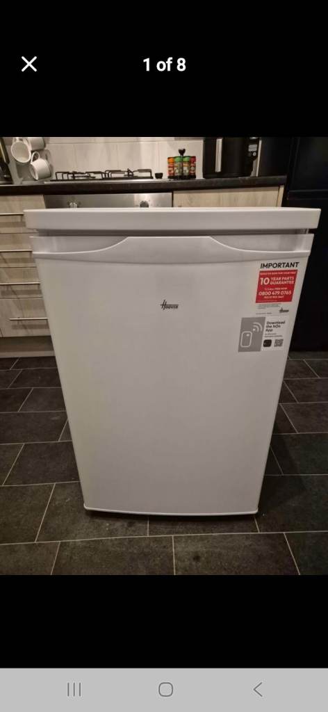 Hoover undercounter Fridge - White