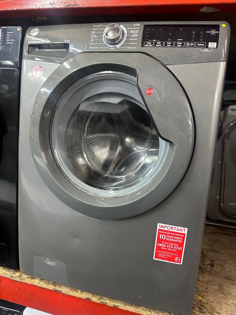 9KG GREY HOOVER WASHING MACHINE 