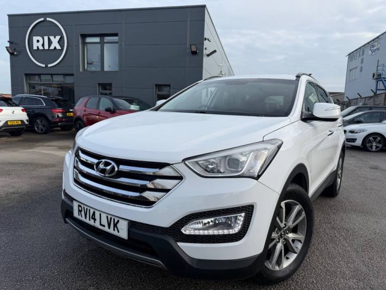 2014 Hyundai Santa Fe 2.2 CRDi Premium SUV 5dr Diesel Manual 4WD-2 FORMER KEEPERS-7 SEATS-BLACK L...