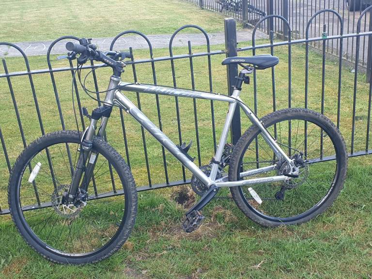 Carrera Mountain Bike - Silver, Good Condition