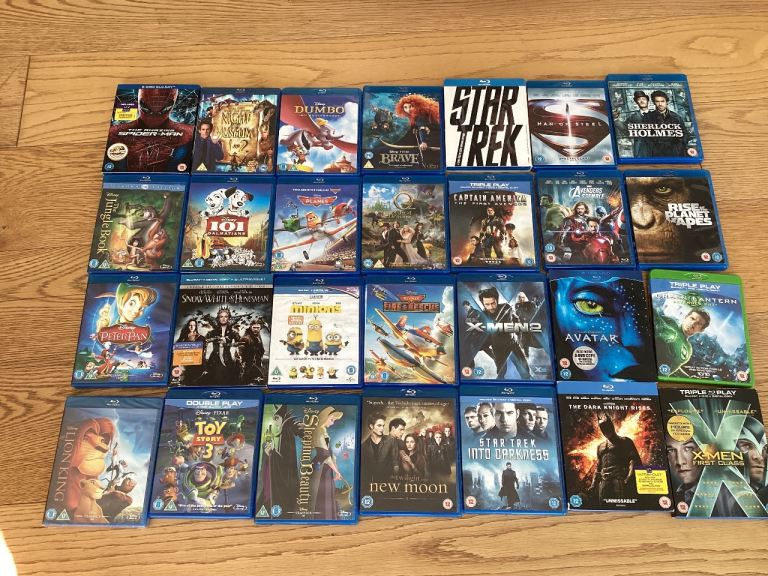 Large Bundle of Blu-ray Films – Various Titles, Good Condition