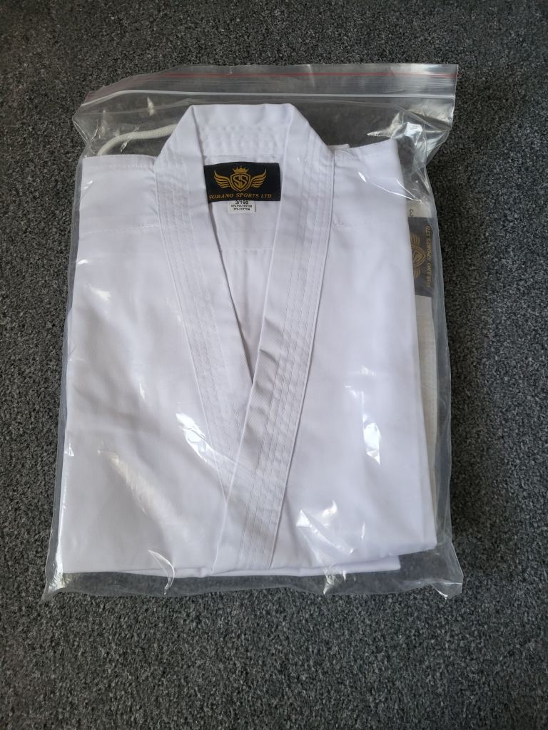Karate suit in different sizes