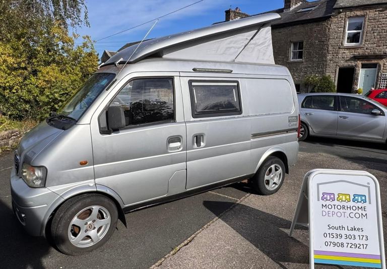 WildAx Cutie 4, petrol 1.3, 2015, 4 berth, DFSK Loadhopper micro camper, pop-top