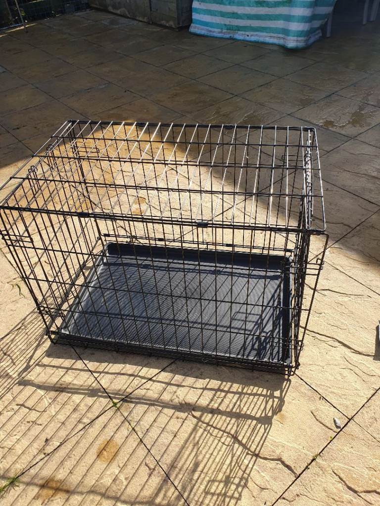 Dog puppy crate with cover 