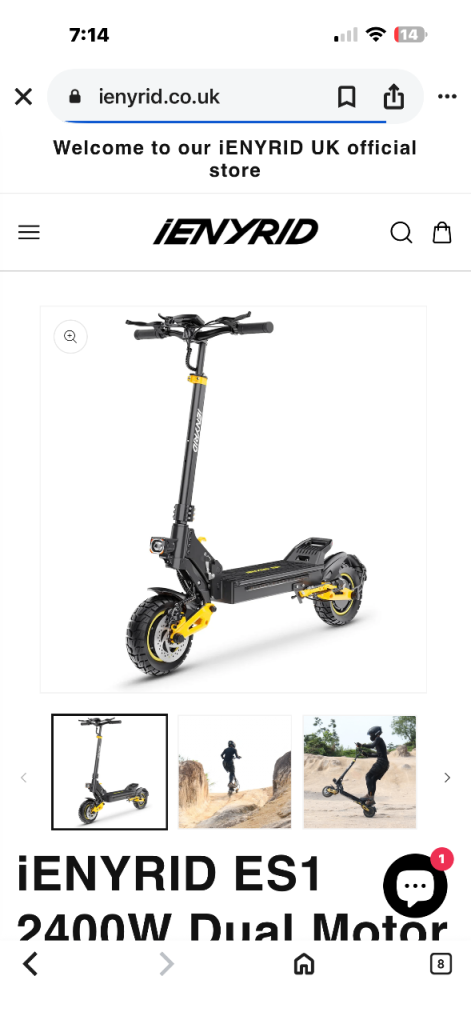 Electric scooter Ienyrid ES1