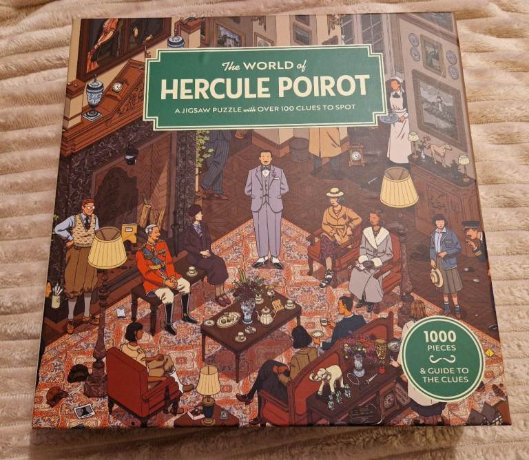 Jigsaw puzzle The world of Hercule Poirot by Ilya Milstein