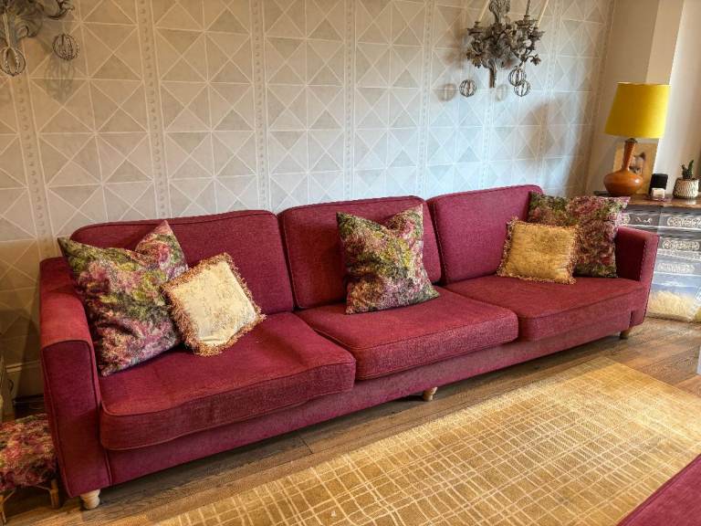 Custom-Made Large and Extra Deep Sofa