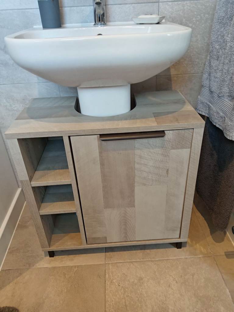 Nearly new under-sink vanity unit (from NEXT)