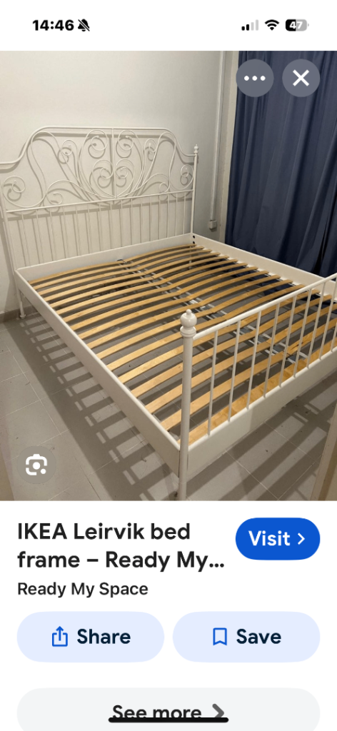 Ikea Leirvik bed frame 