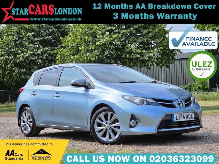 2014 Toyota Auris 1.8 VVT-h Excel CVT Euro 5 (s/s) 5dr HATCHBACK Petrol/Electric
