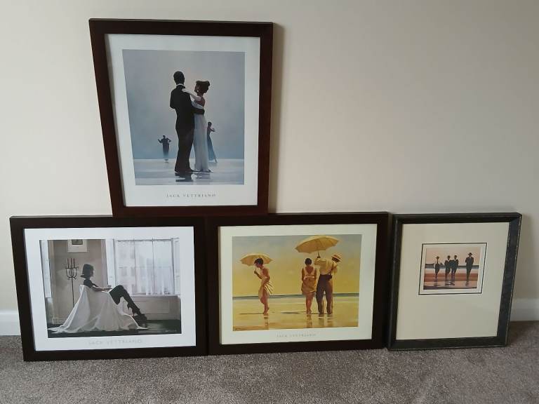 £10 per picture - Jack Vettriano Prints - excellent condition