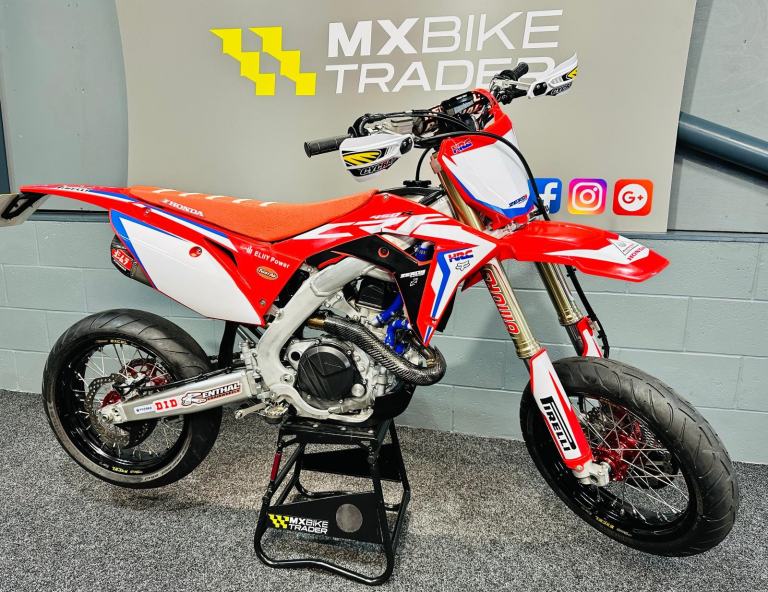 2018 HONDA CRF 450 CRF450R ROCZEN EDITION SUPERMOTO ROAD LEGAL 1 OWNER £££ SPENT