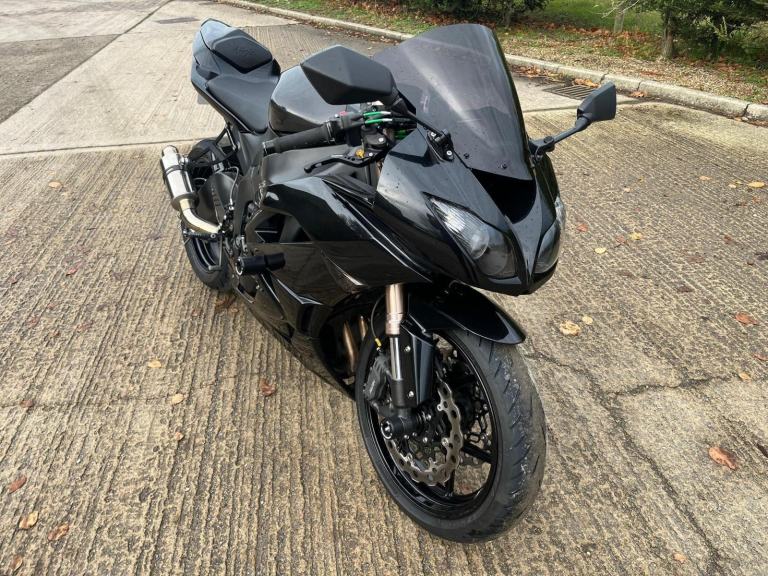 2011 11 KAWASAKI ZX6R NINJA ZX 600 RAF SPORTS 600 ZX636 ZX600 R6 19k MLS BLACK