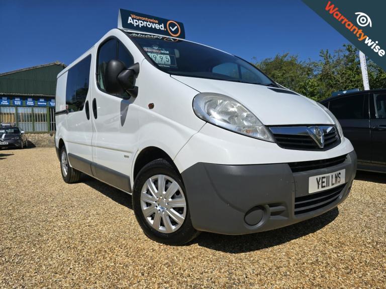 2011 Vauxhall Vivaro 2.0 2900 CDTi Crew Van 5dr Diesel Manual FWD L1 (195 g/km, 113 bhp) Combi Va...