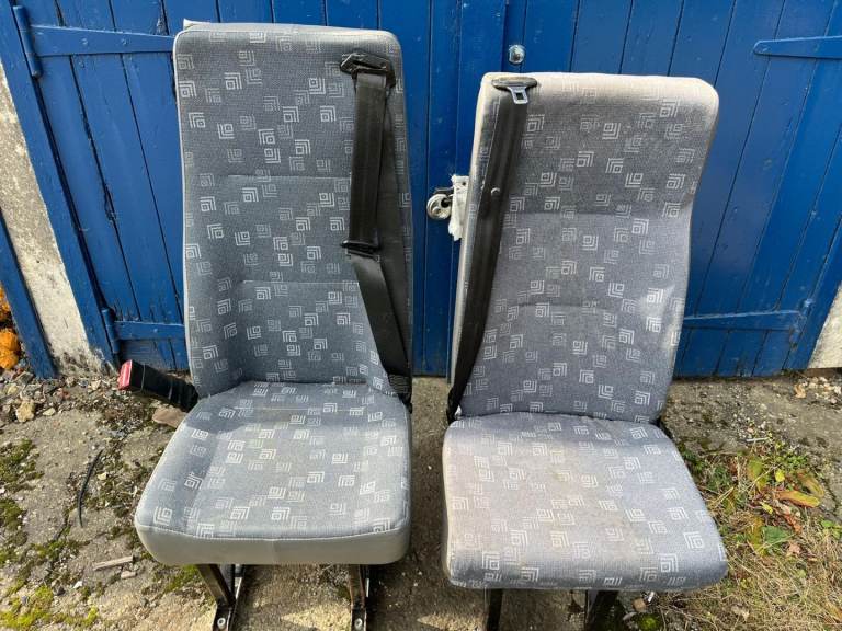 2 matching van seats can deliver 