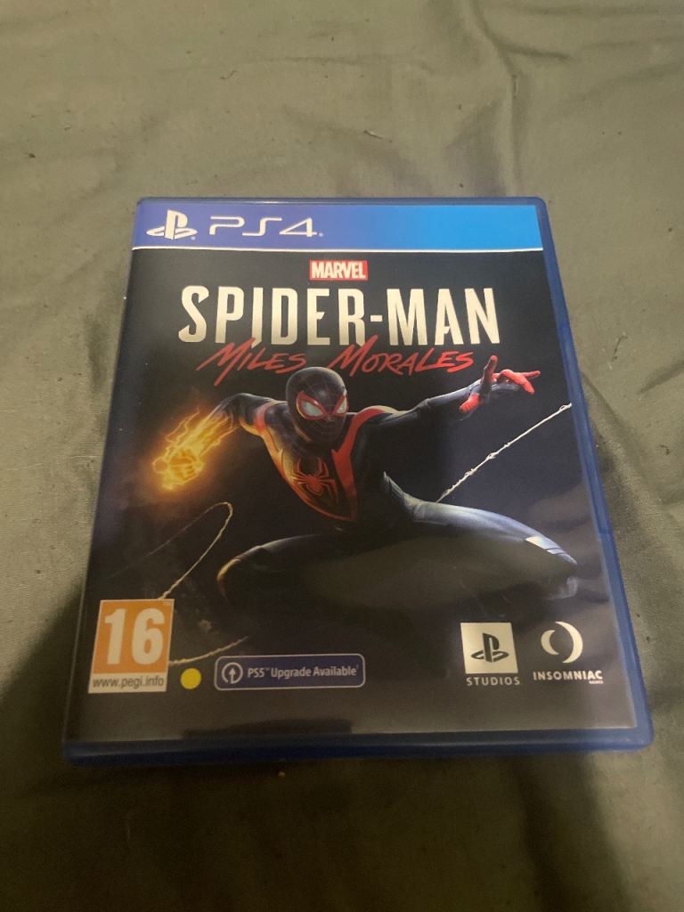 PS4 Spider-Man Miles Morales Game – Good Condition