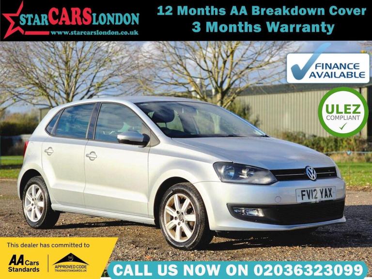 2012 Volkswagen Polo 1.2 Match Euro 5 5dr HATCHBACK Petrol Manual