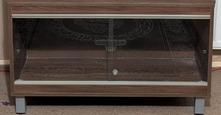 VivExotic Repti Home Medium 3ft Walnut Vivarium with feet