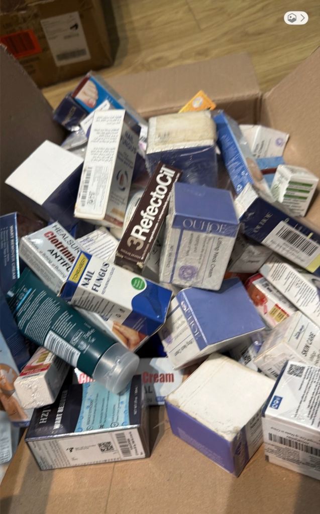 Large Box of Assorted Health and Beauty Products