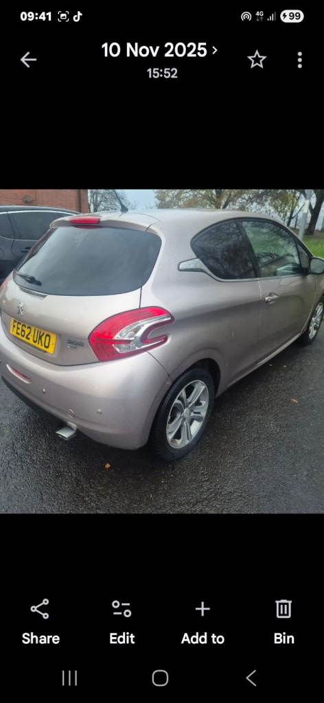 Peugeot, 208, Hatchback, 2012, Manual, 1560 (cc), 3 doors