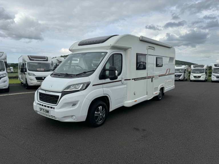 2020 BAILEY ADVANCE 74-4 4 BERTH FIXED BED MOTORHOME WITH ONLY 9K MILES ANDERSON MOTORHOME SALES