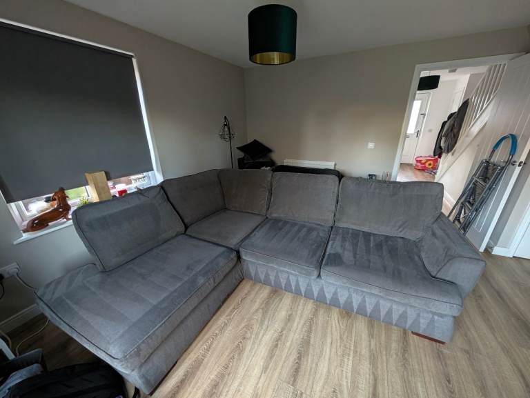 Left corner sofa, grey