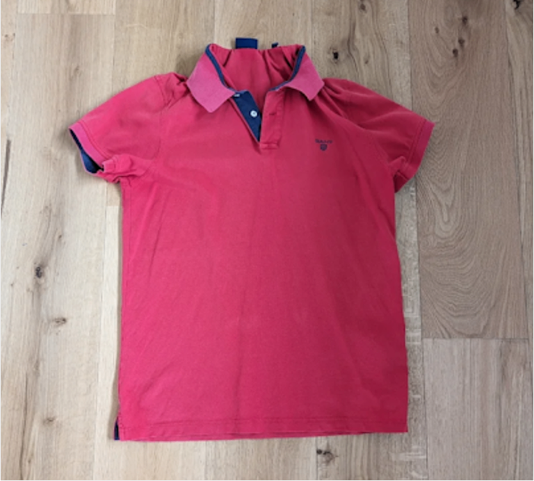 image for Gant red polo shirt